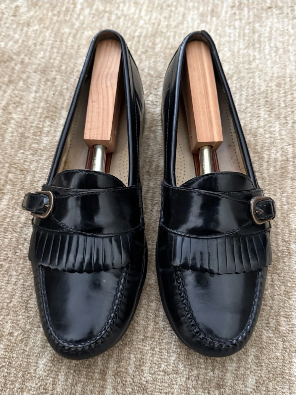 Cole Haan Kiltie Monk Strap Slip On Loafers